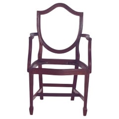 Sillón Hepplewhite del siglo XIX