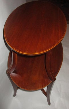 Servidor de dos pisos Hepplewhite del siglo XIX