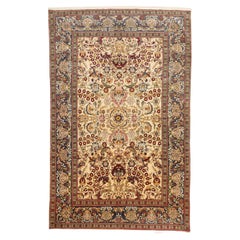19th Century Hereke Silk Carpet