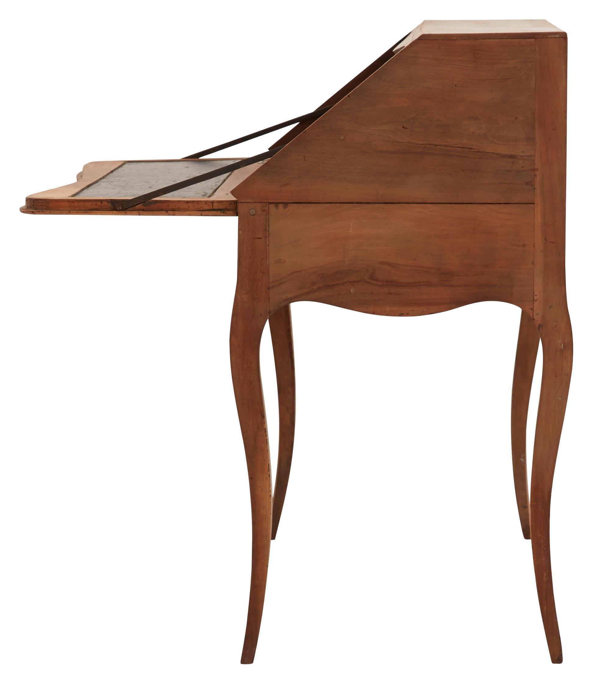 19th Century Herringbone Secretary Desk 1
