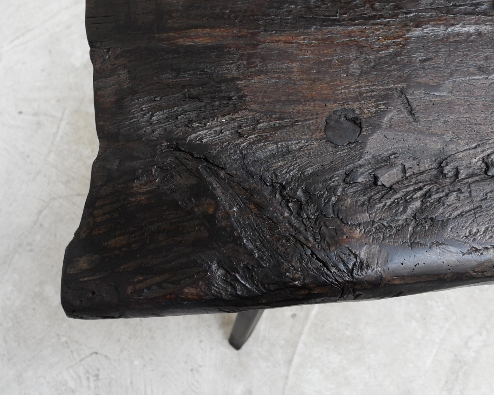 19th Century Hewn Beech Transylvanian Mountain Table For Sale 6