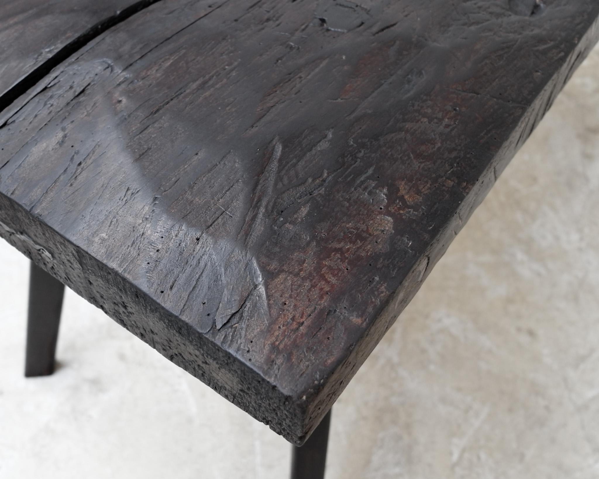 19th Century Hewn Beech Transylvanian Mountain Table For Sale 4