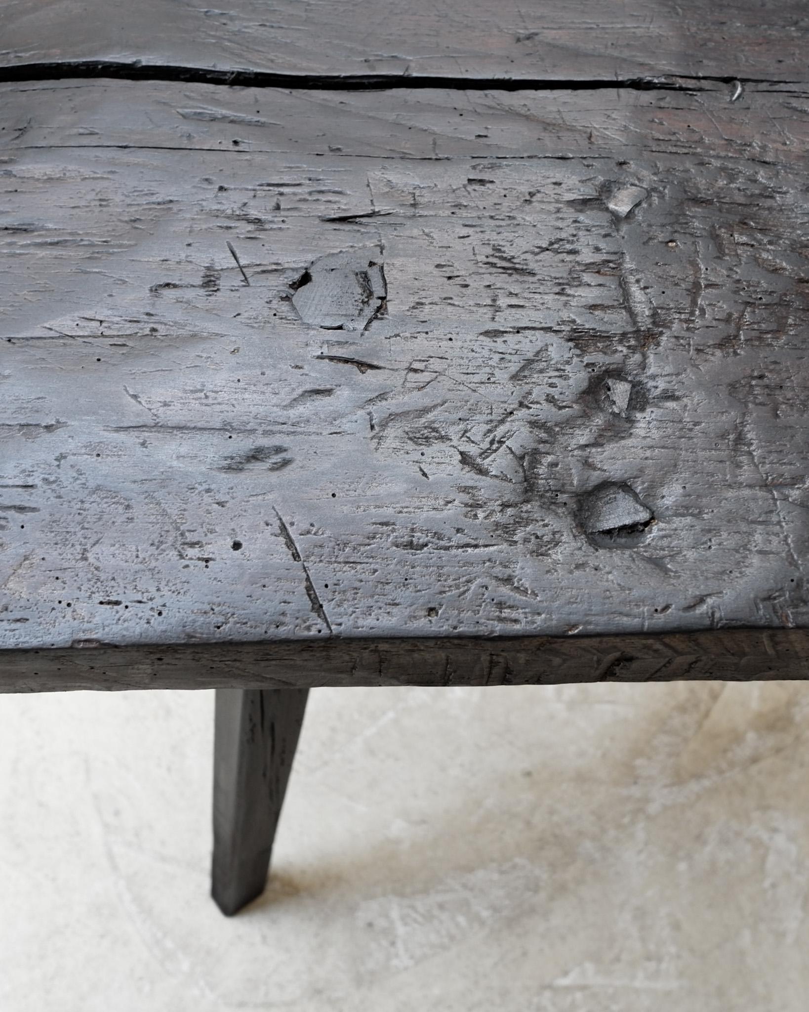 19th Century Hewn Beech Transylvanian Mountain Table For Sale 5