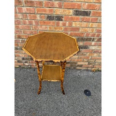 19th Century Hexagonal Bamboo Table