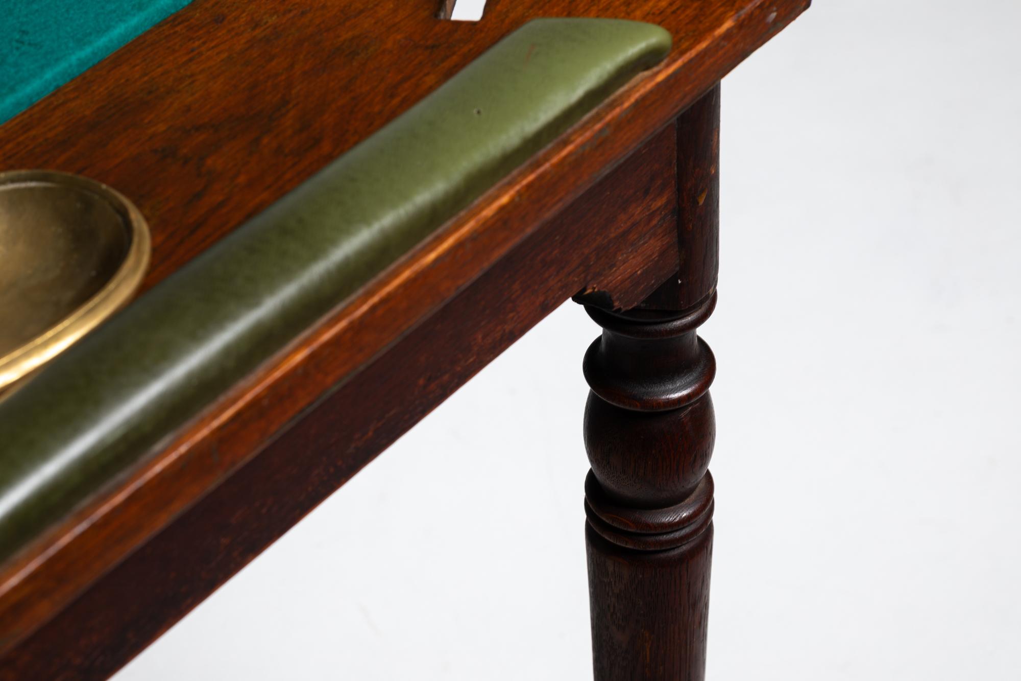19th Century 19th-Century Hexagonal Gaming Table