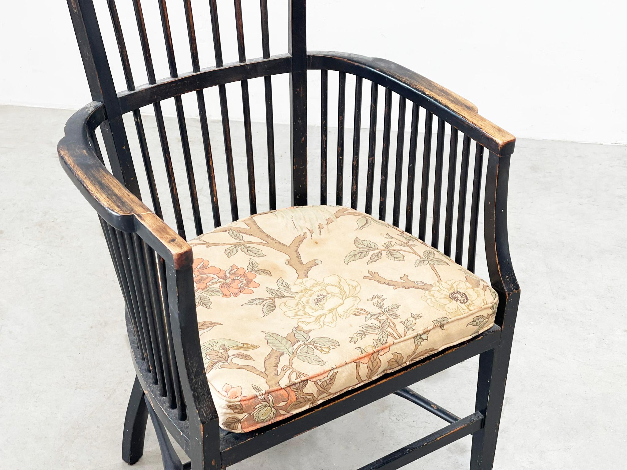 Late 19th Century 19th century high back chair For Sale