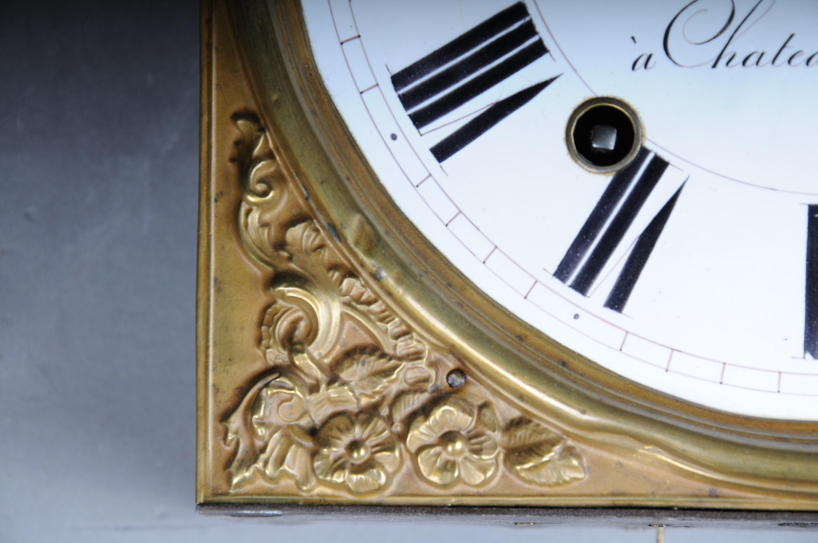 19th Century High Quality Originals Comtoise / Wall Clock Brass In Good Condition For Sale In Berlin, DE