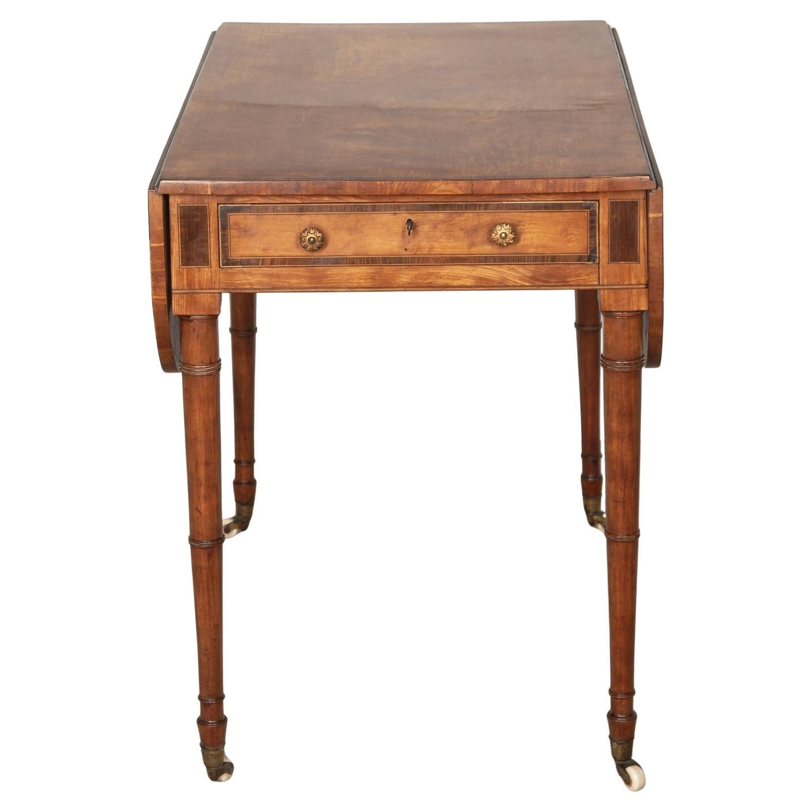 Hochwertiger Pembroke-Tisch aus Satinholz des 19. im Angebot