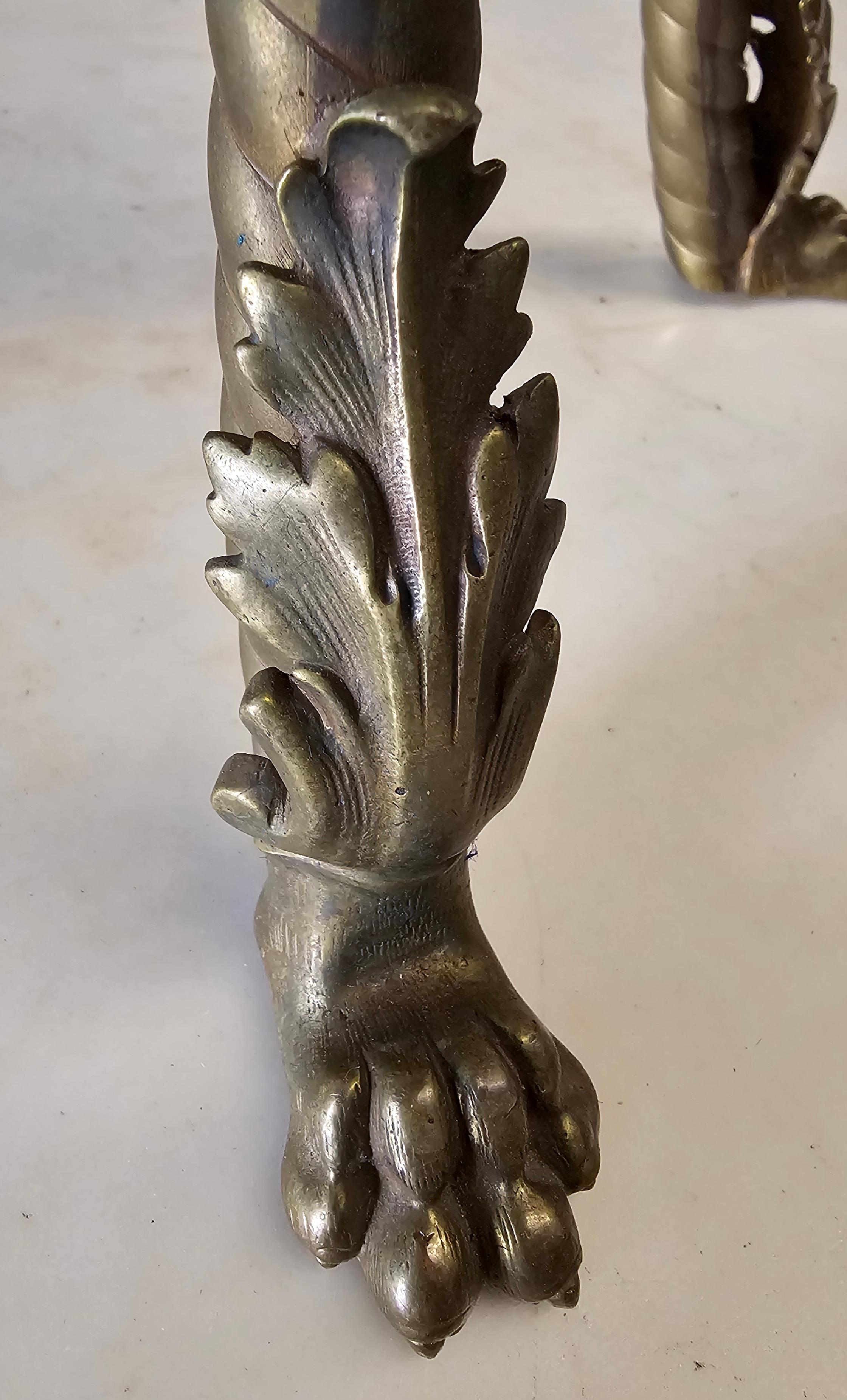 XIXe siècle Porte-revues hautement décoratif du 19e siècle en bronze et verre de glace en vente