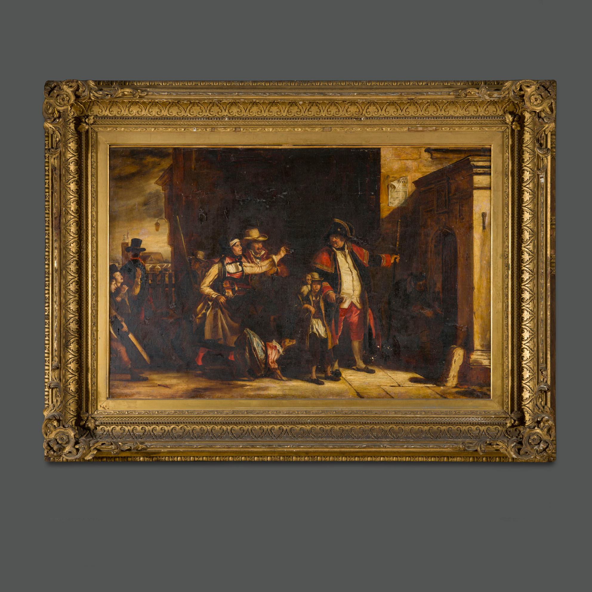 Stile impero Pittura storica inglese del XIX secolo A. David Wilkie in vendita