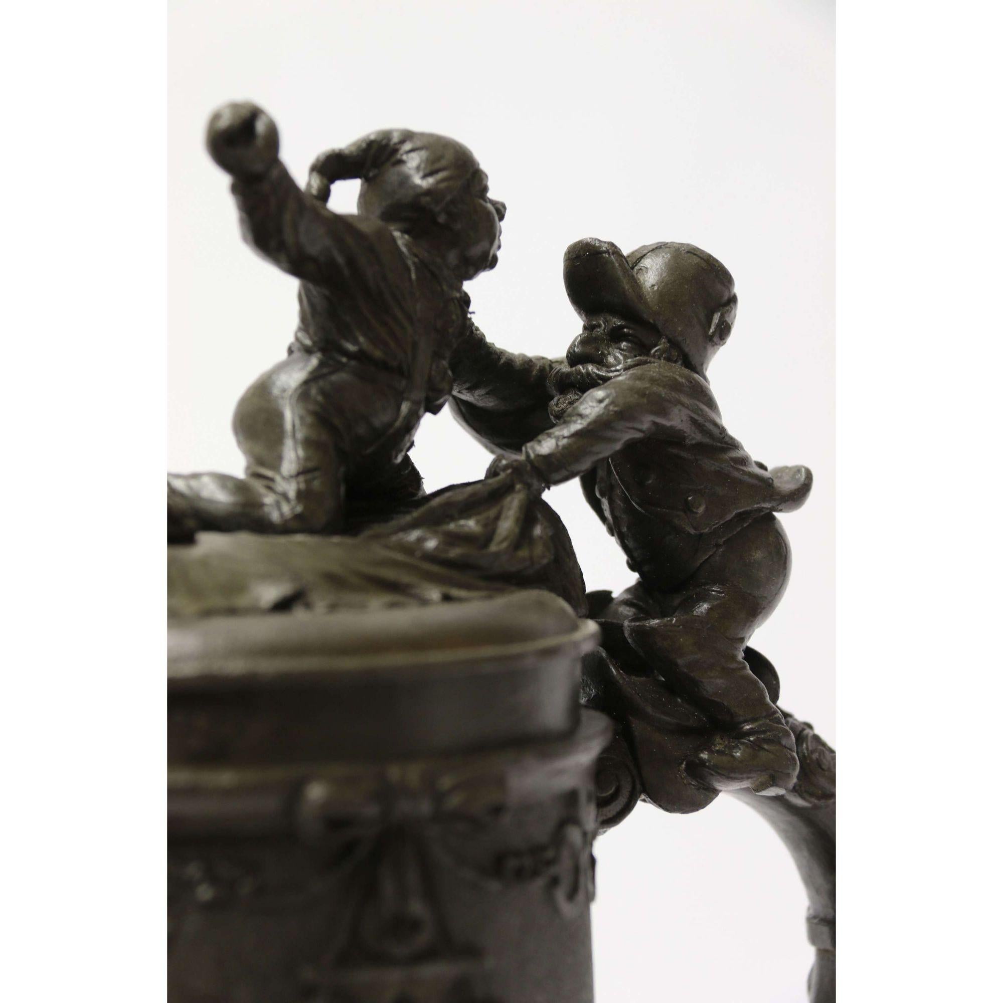 19th Century Historical Military Commemorative Pewter Stein, Circa 1870 6
