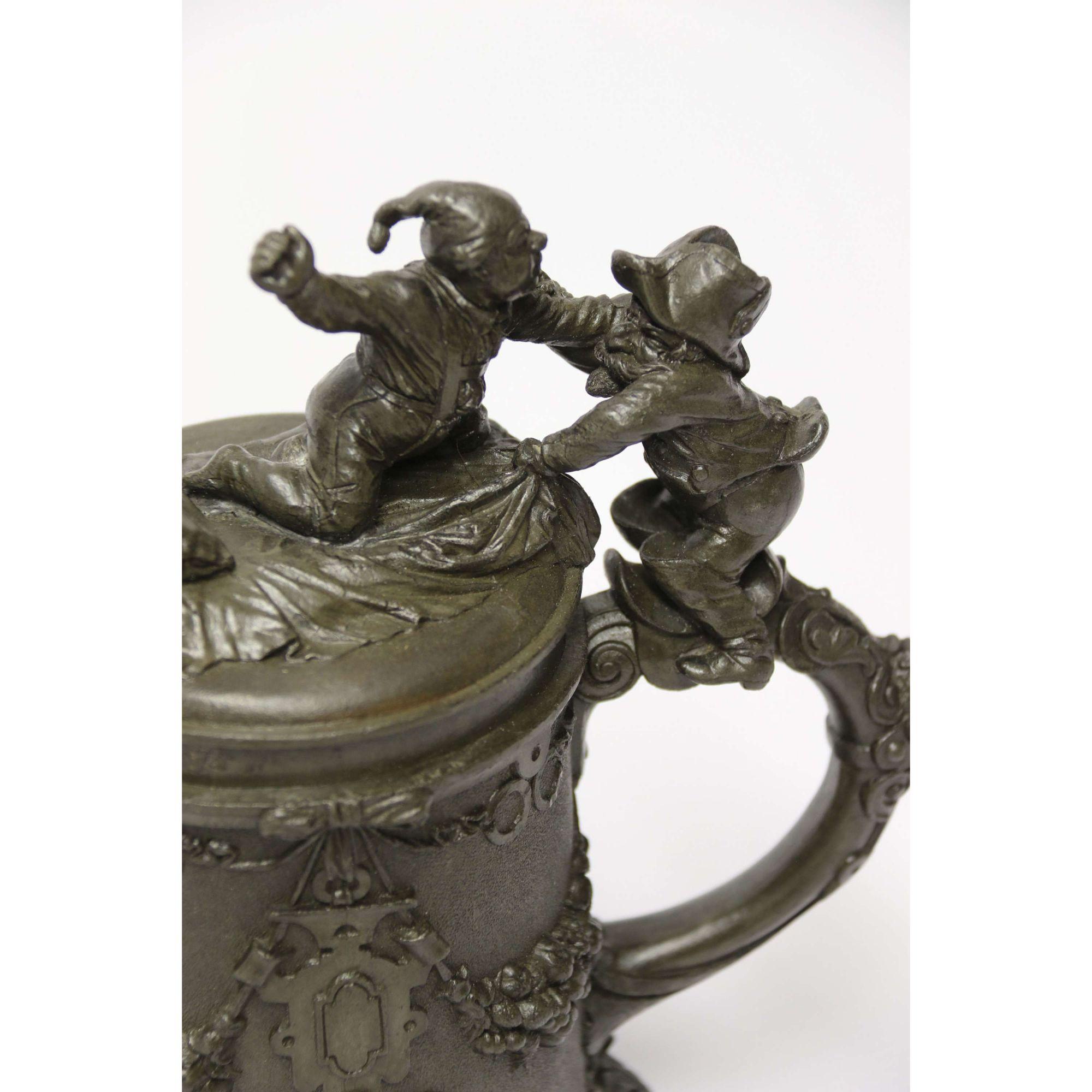 19th Century Historical Military Commemorative Pewter Stein, Circa 1870 8