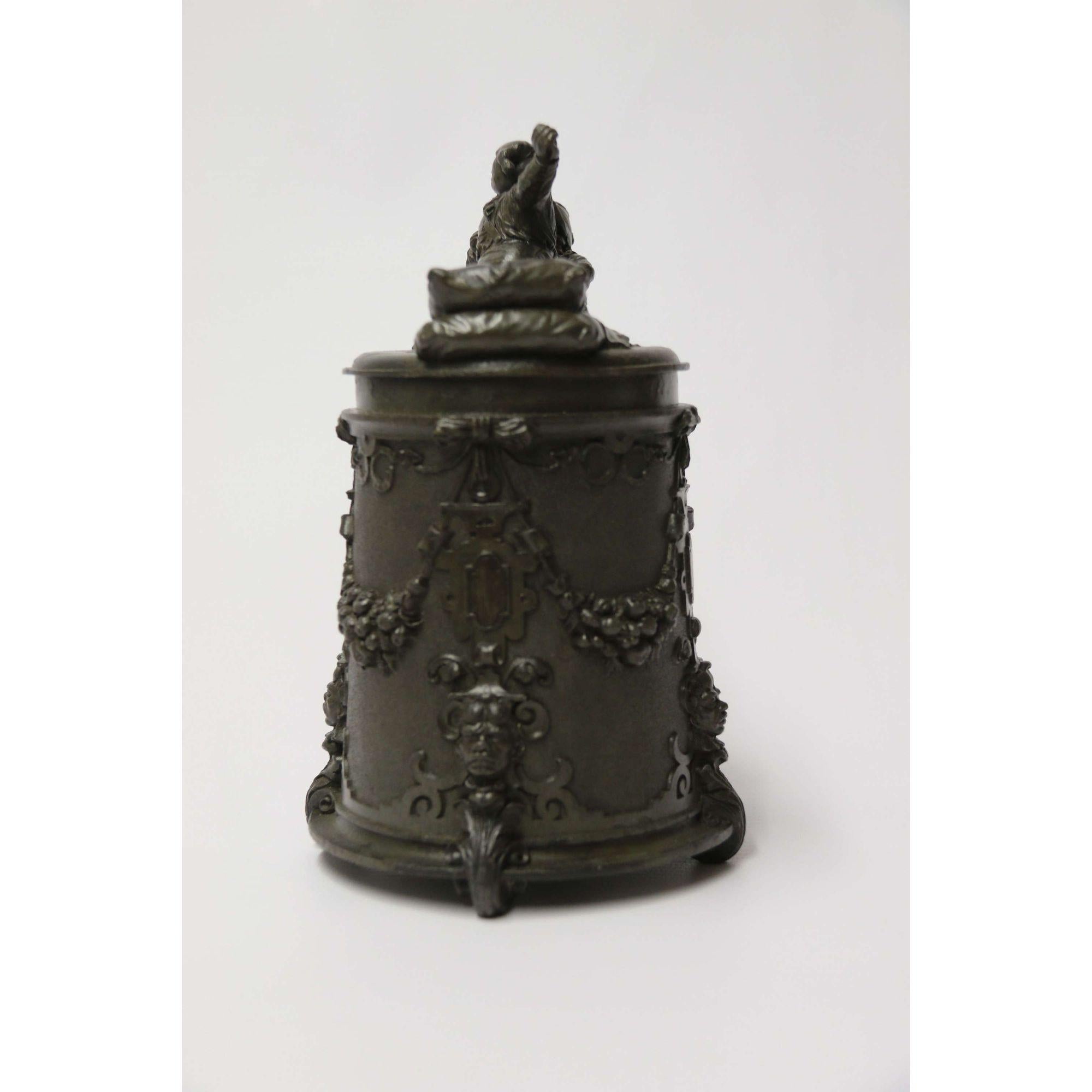 19th Century Historical Military Commemorative Pewter Stein, Circa 1870 2