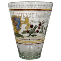 Historicisme du XIXe siècle - Verre peint, couleurs émaillées - Guilde des orfèvres des lions