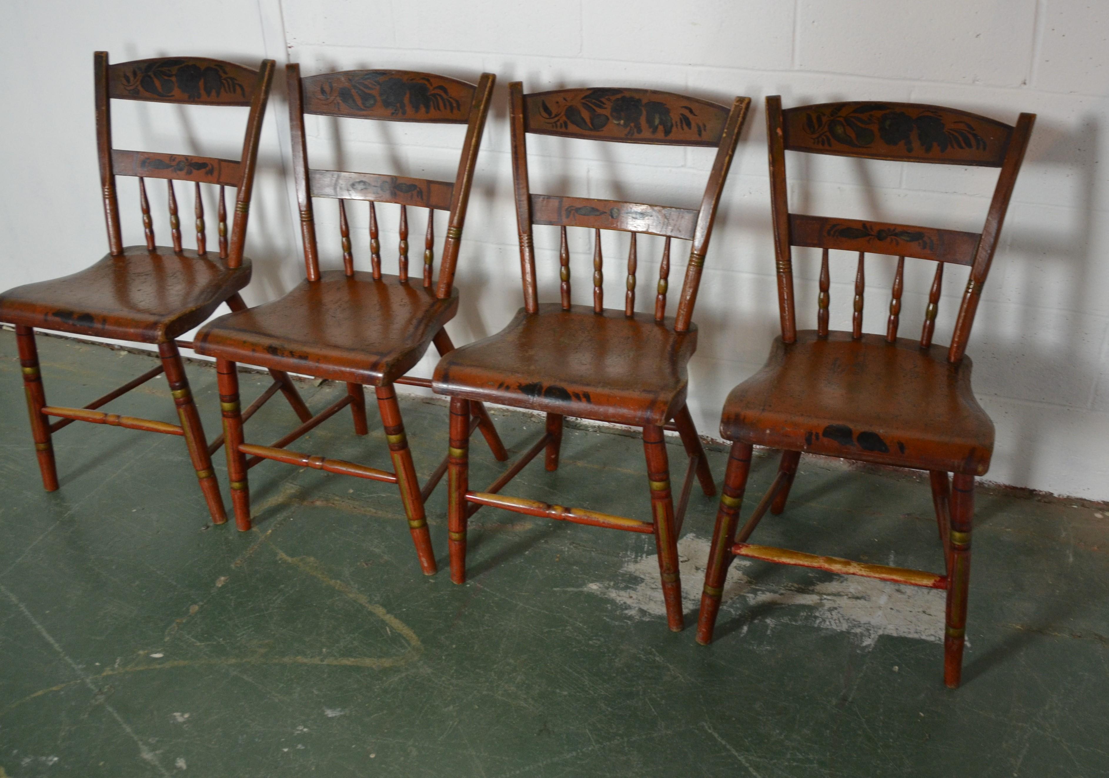 American 19th Century Hitchcock Chairs
