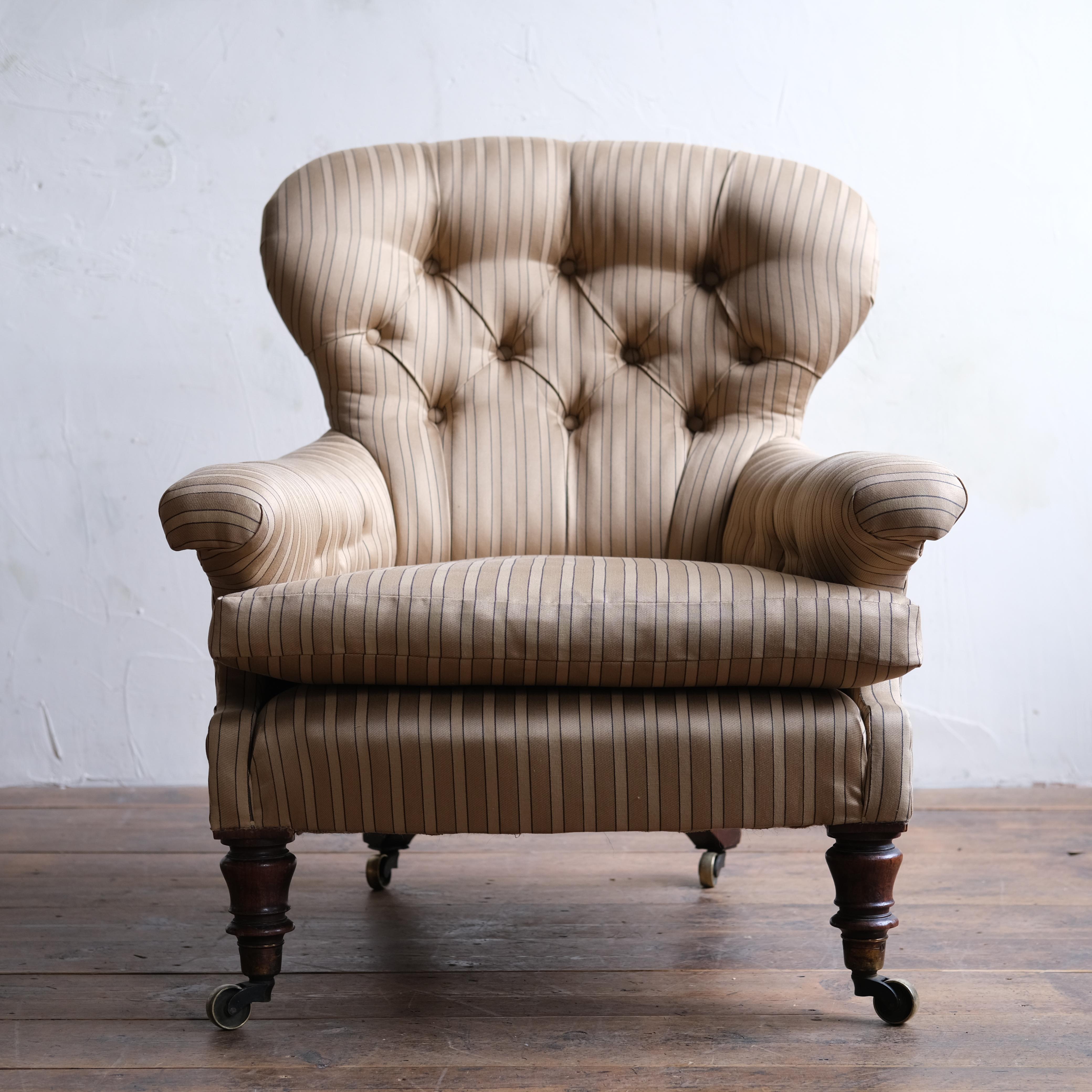 British 19th Century, Holland and Son Armchair For Sale