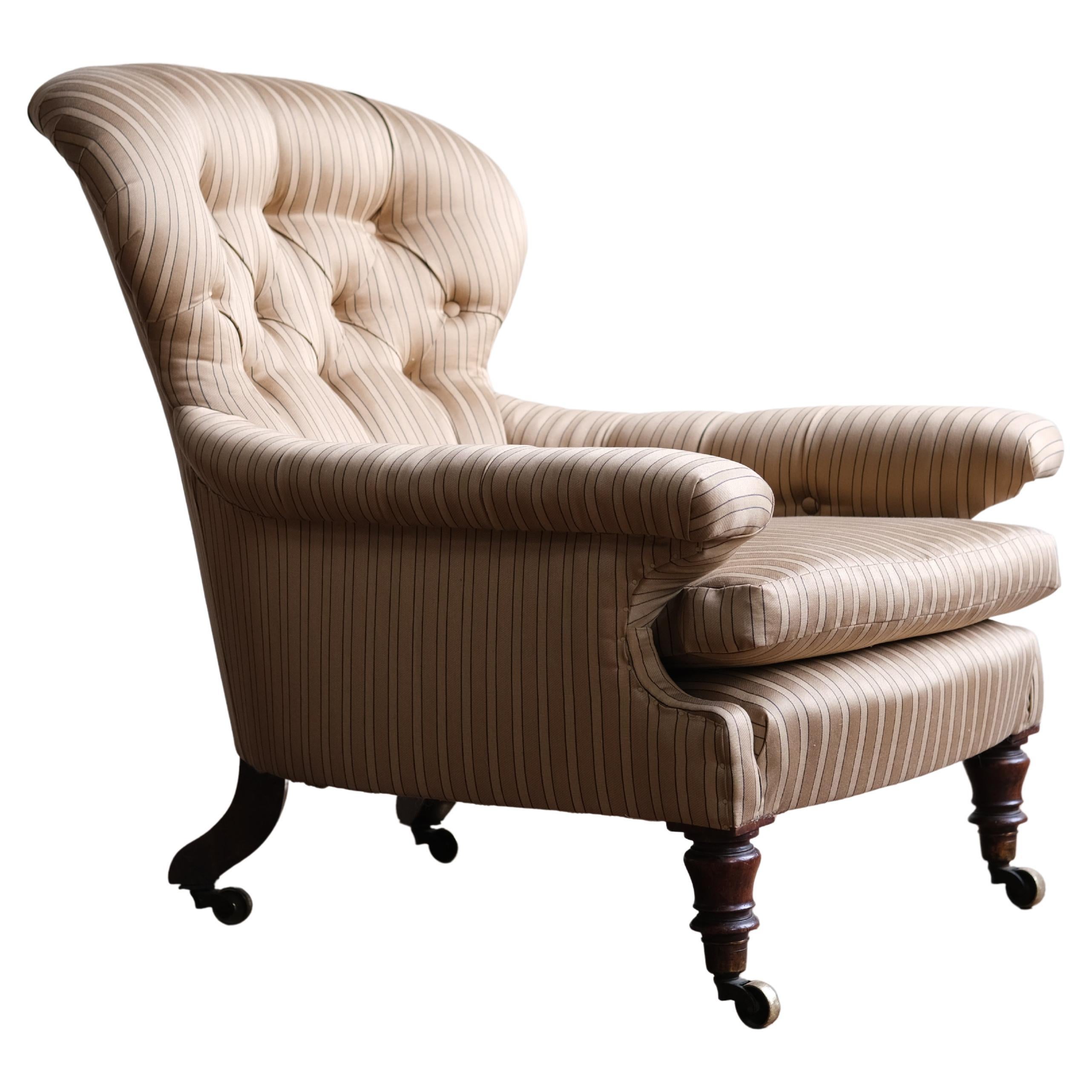 Fauteuil Holland and Son du XIXe siècle