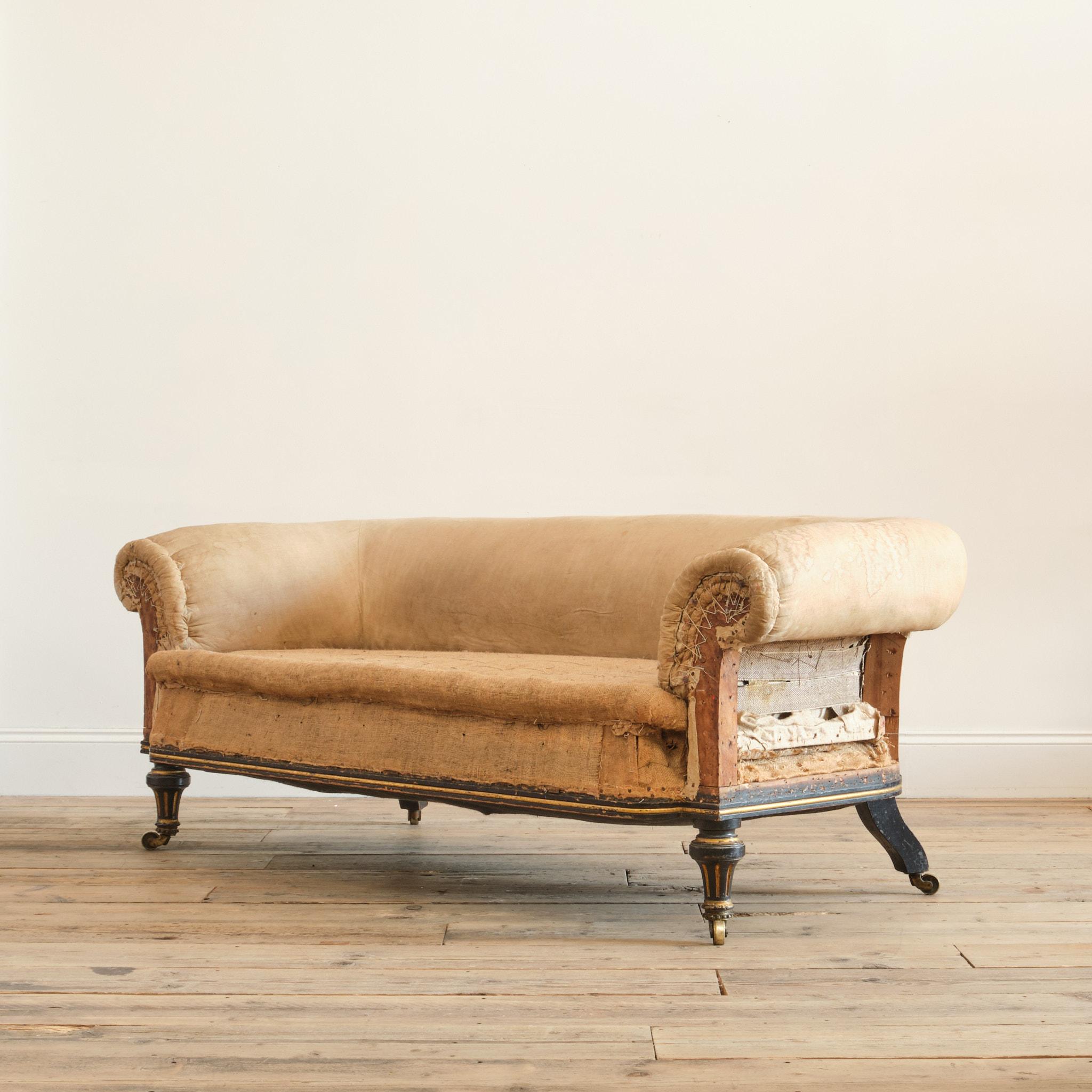 Walnut 19th Century Holland & Sons Chesterfield Sofa For Sale