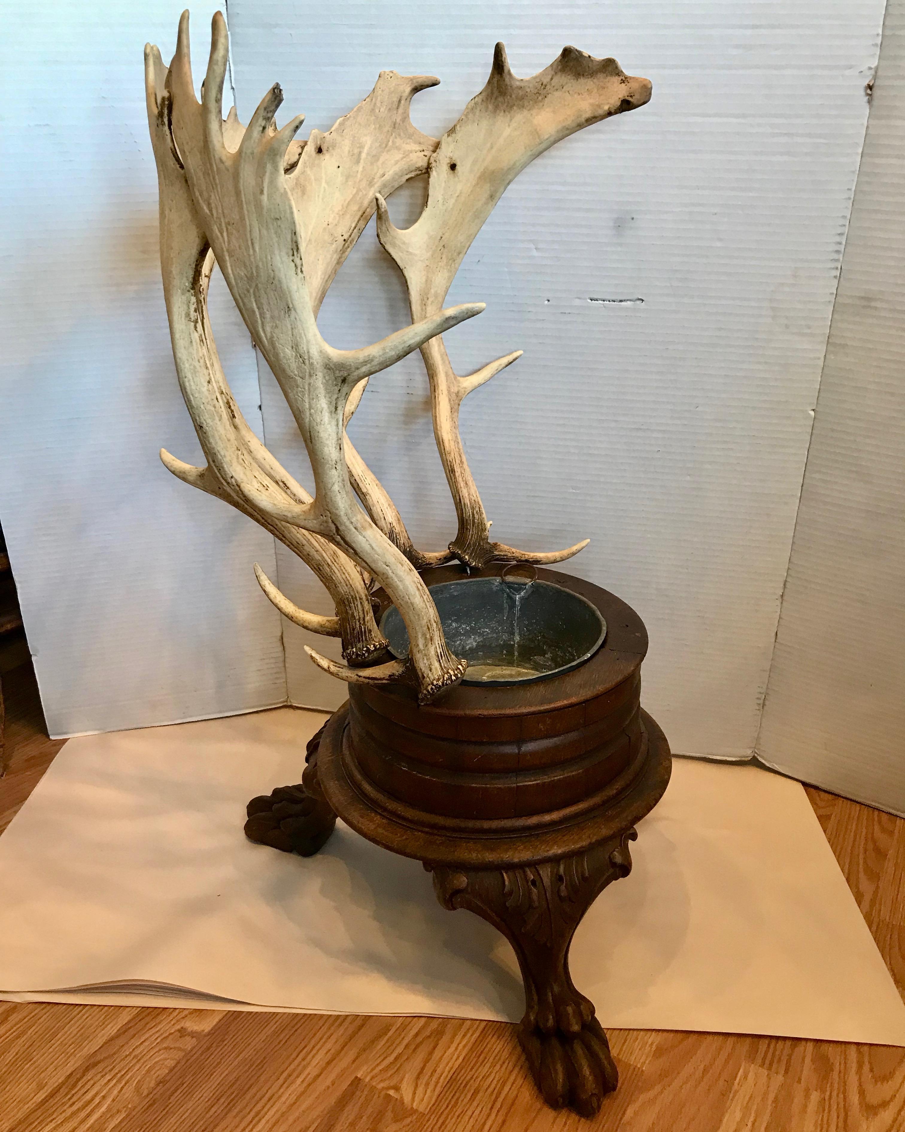 19TH Century Horn Appointed  Wine Cooler For Sale 1