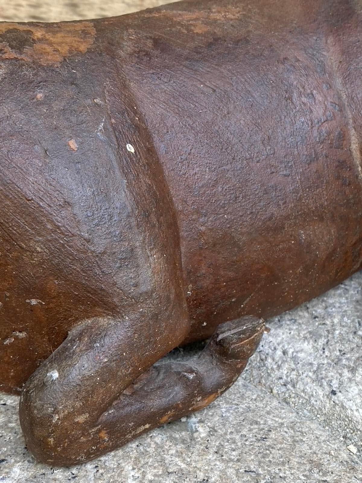 19th Century Horse and Ox from Nativity Scene For Sale 6