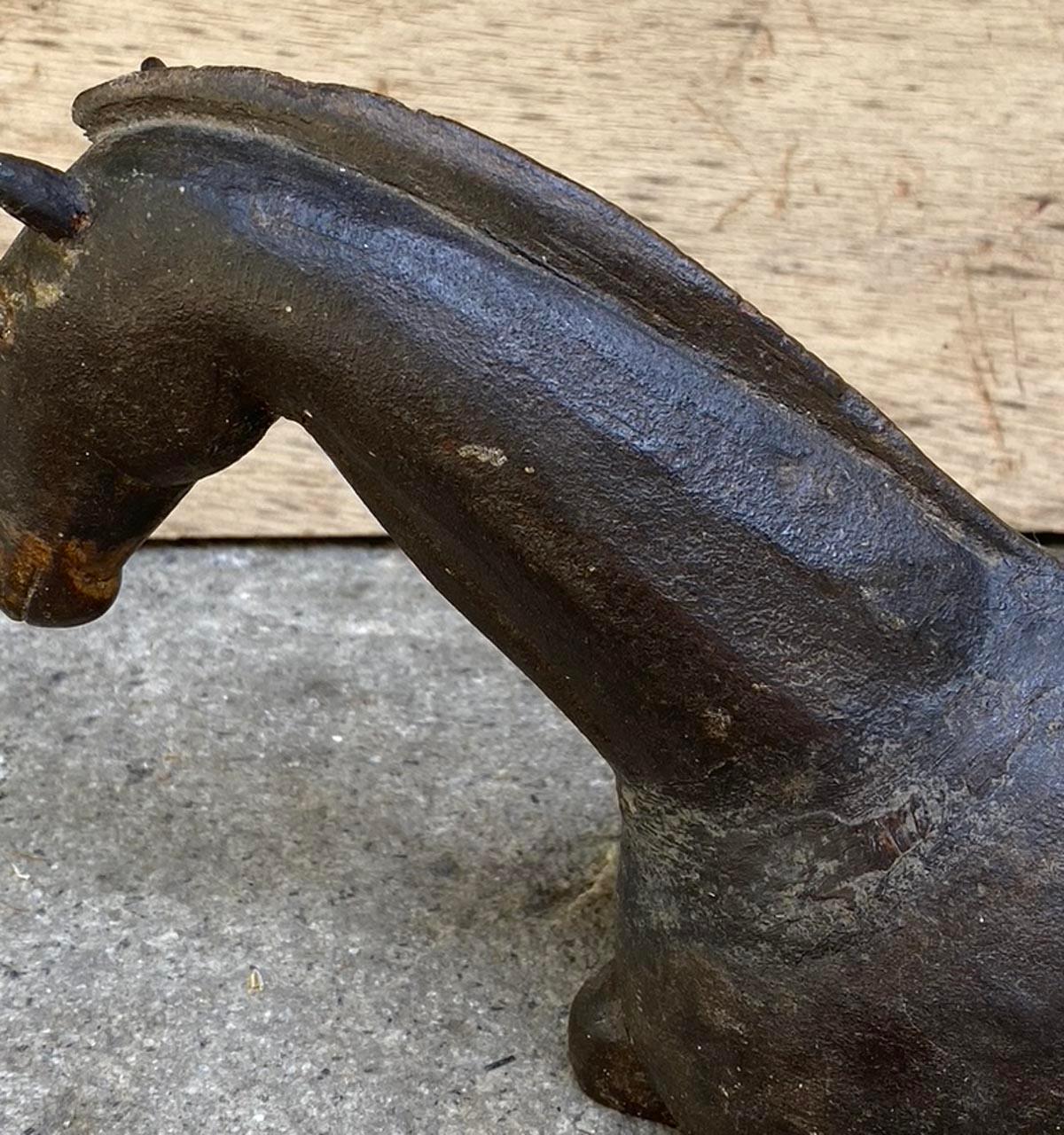 19th Century Horse and Ox from Nativity Scene In Good Condition For Sale In Los Angeles, CA