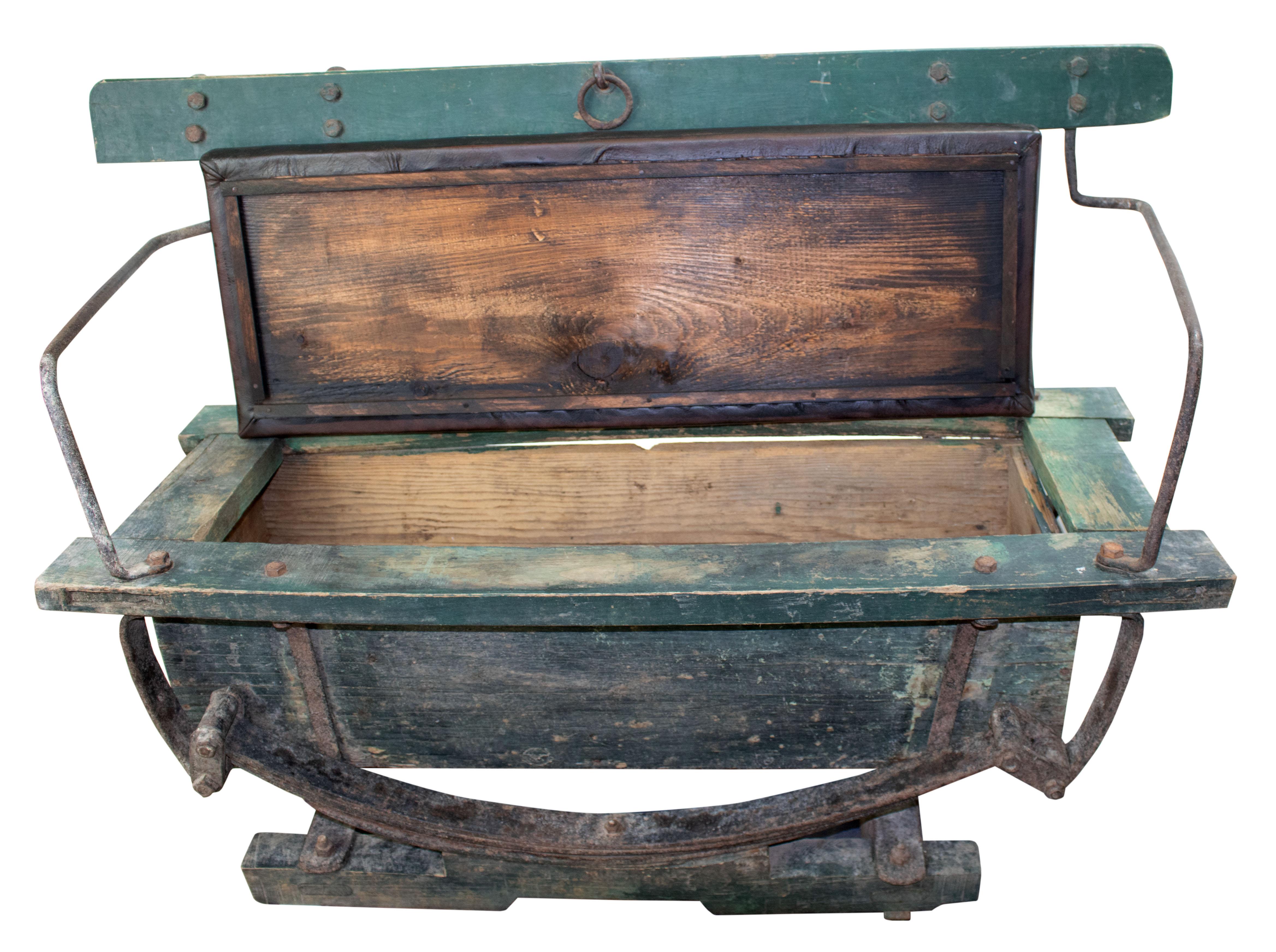 19th Century Horse Carriage Bench For Sale 1