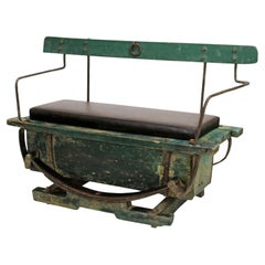 Antique 19th Century Horse Carriage Bench