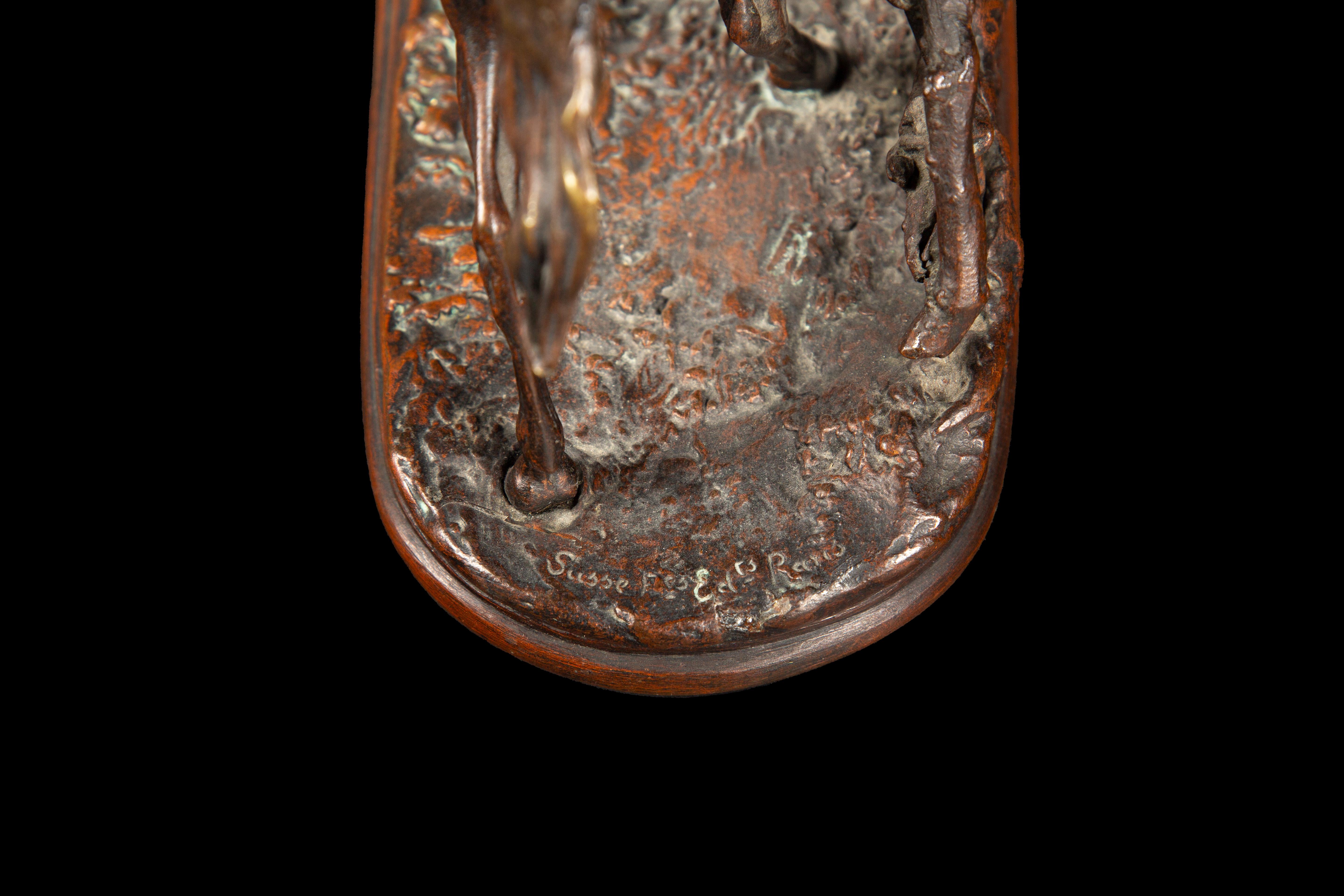 Cheval au Paddock du 19ème siècle : Épreuve en bronze de Pierre-Jules Mêne en vente 1
