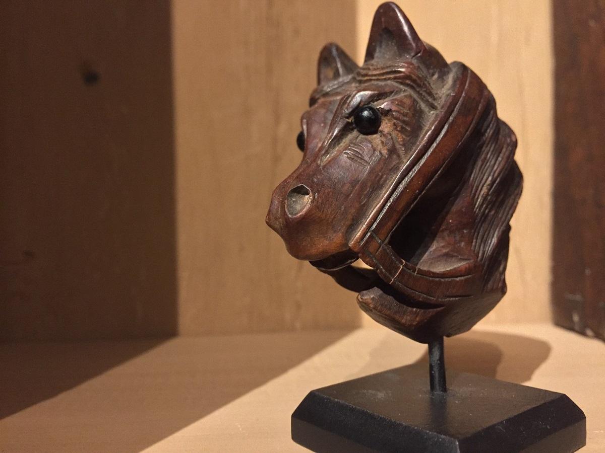 19th Century Horse Pipe Head For Sale 5