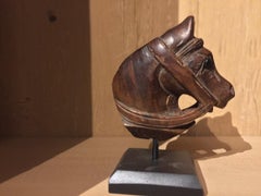 19th Century Horse Pipe Head