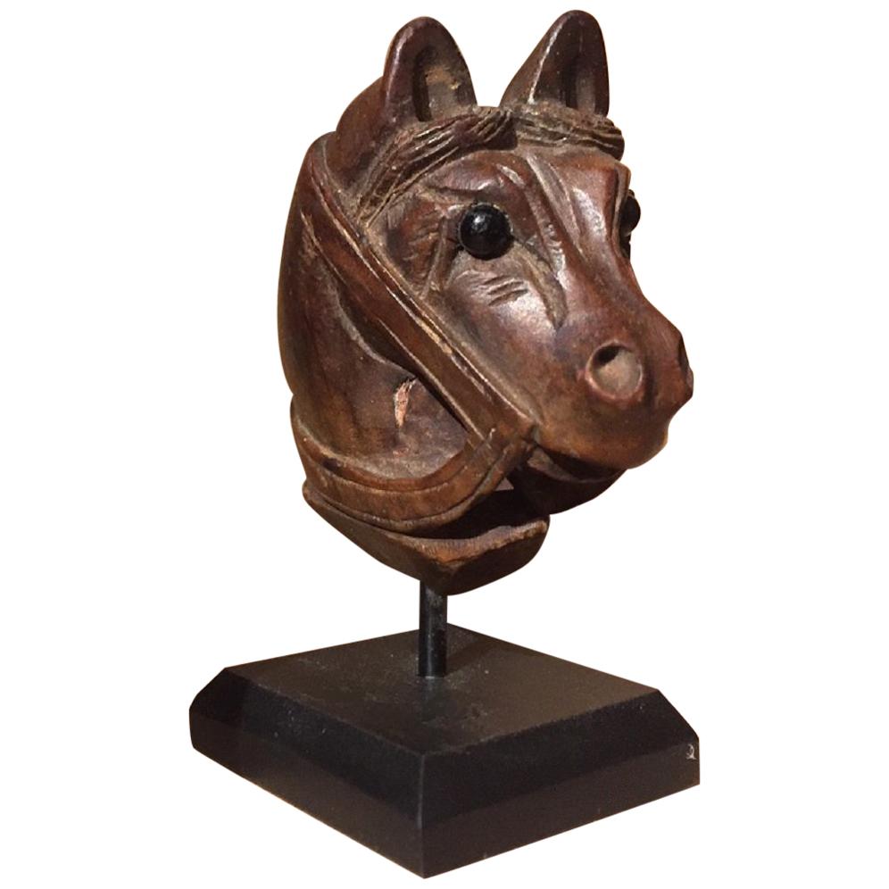 19th Century Horse Pipe Head For Sale