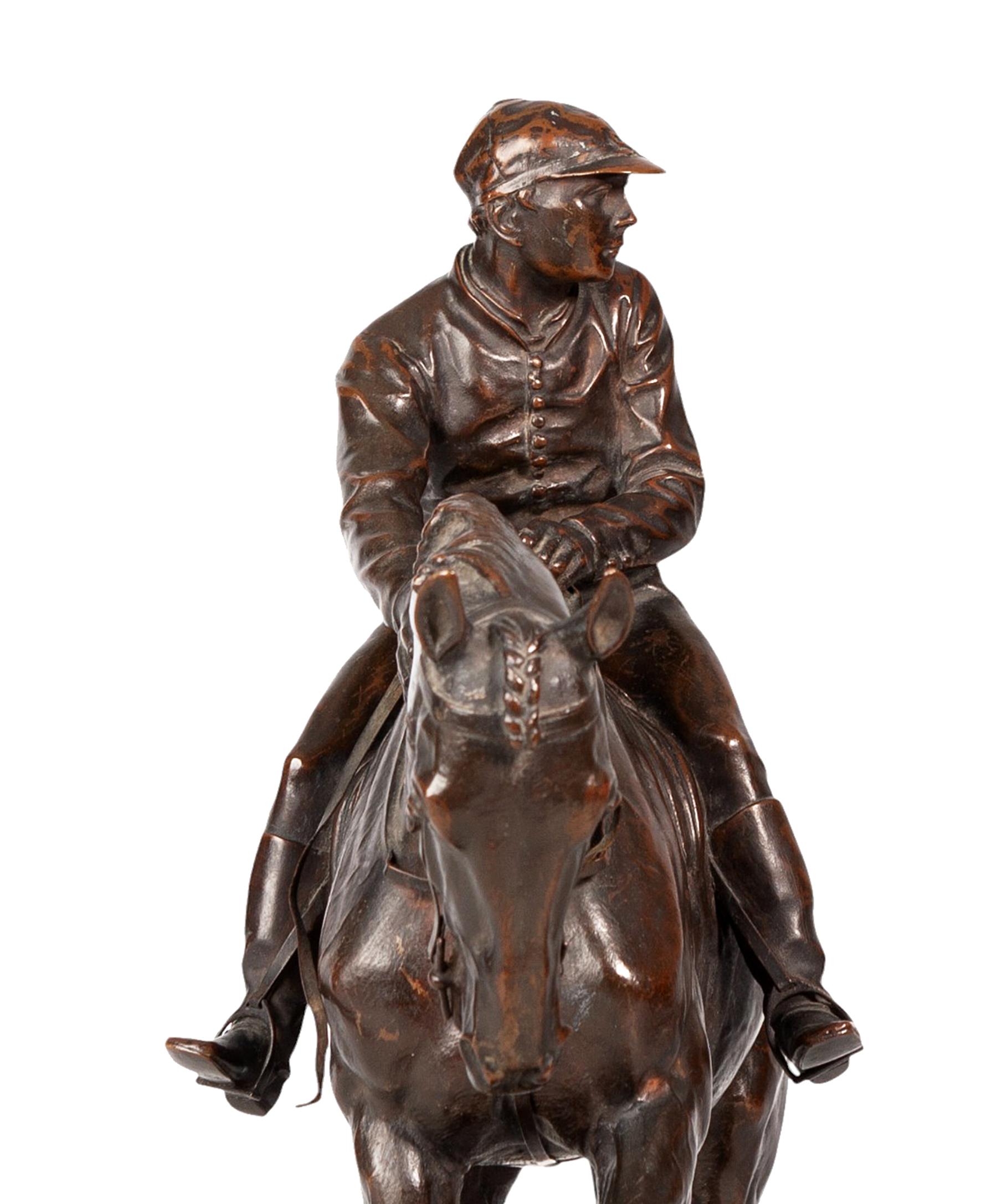 Sculpture du 19ème siècle « Le Grand Jockey » d'Isidore-Jules Bonheur 1