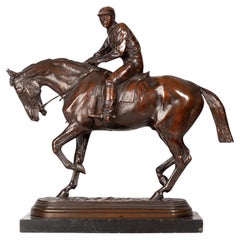 Pferdereiter-Skulptur „Le Grand Jockey“ von Isidore-Jules Bonheur aus dem 19. Jahrhundert