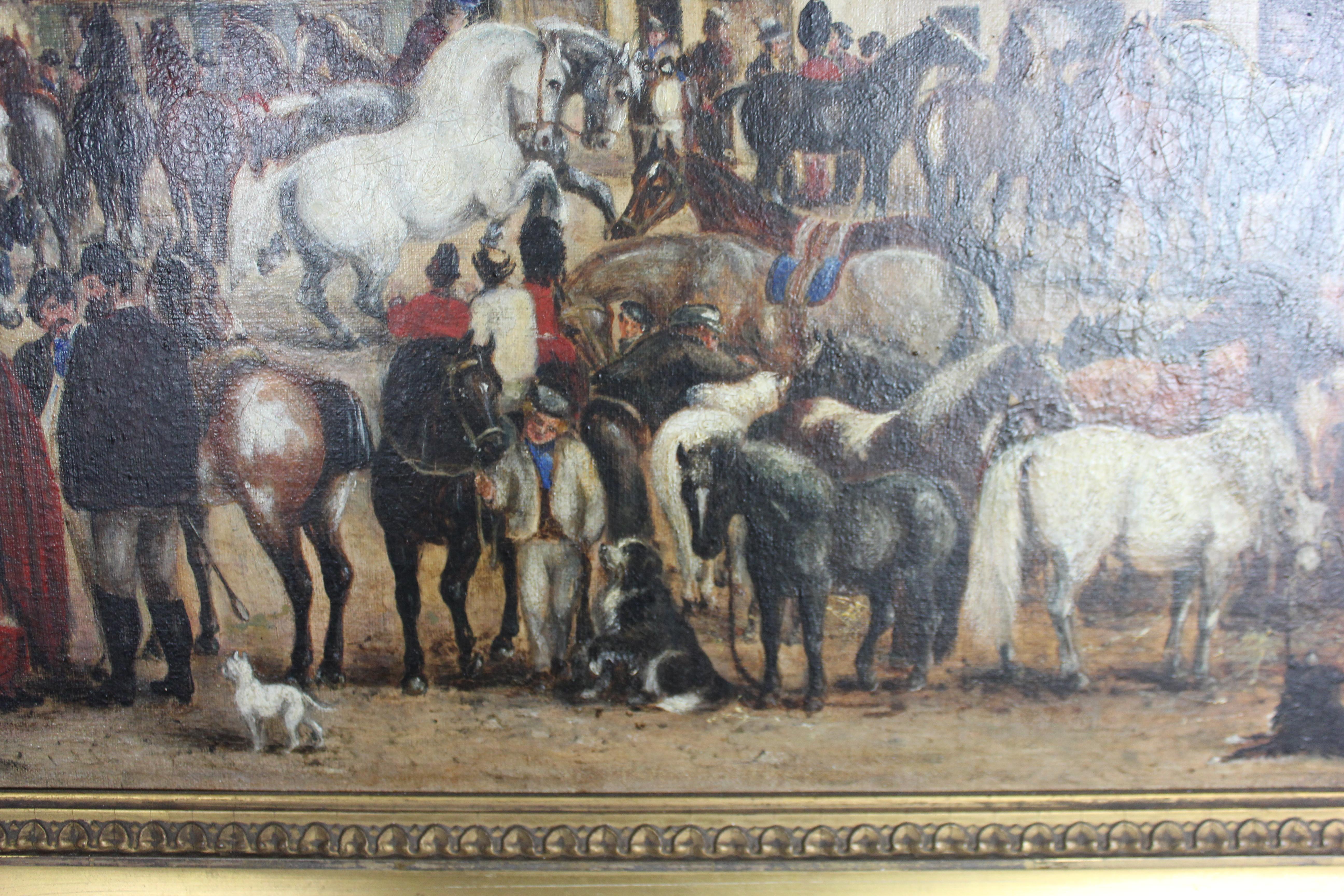 19th-century Horse Painting For Sale 3