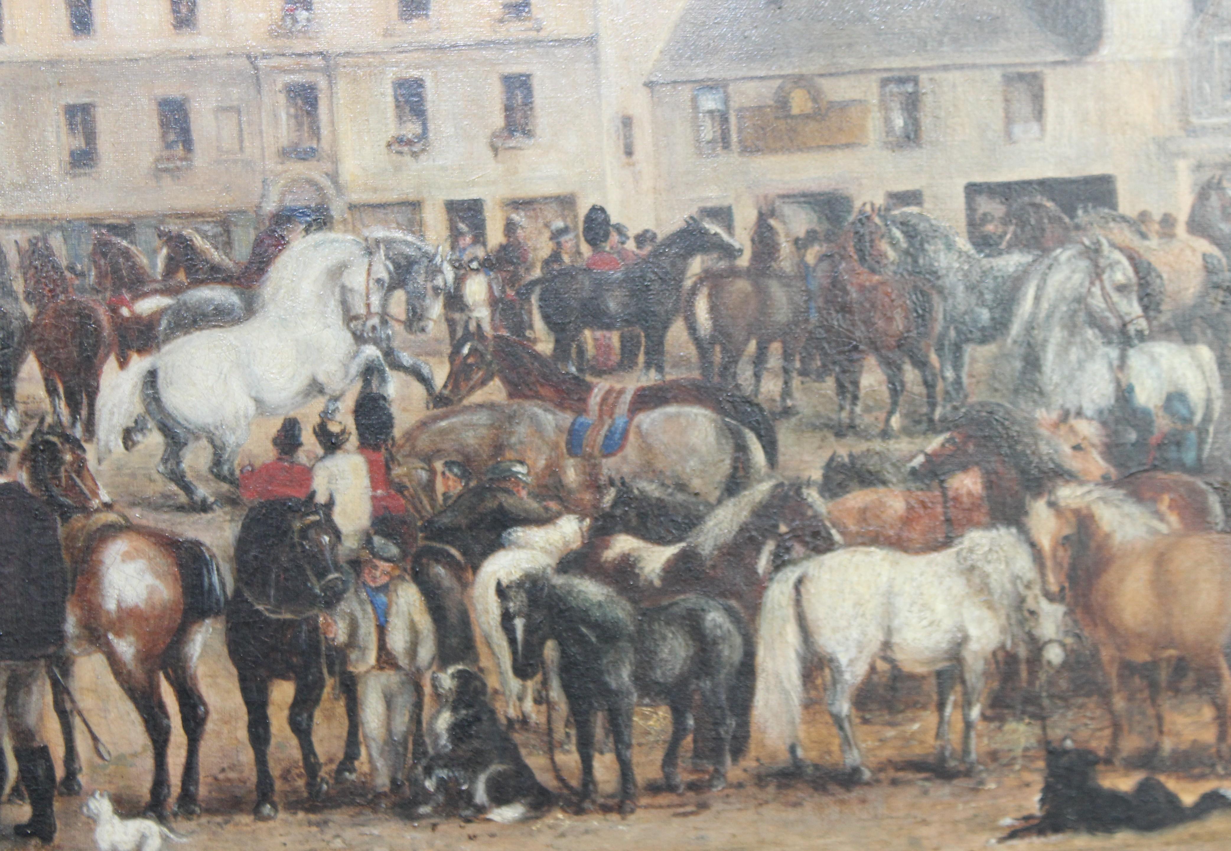 Mid-19th Century 19th-century Horse Painting For Sale