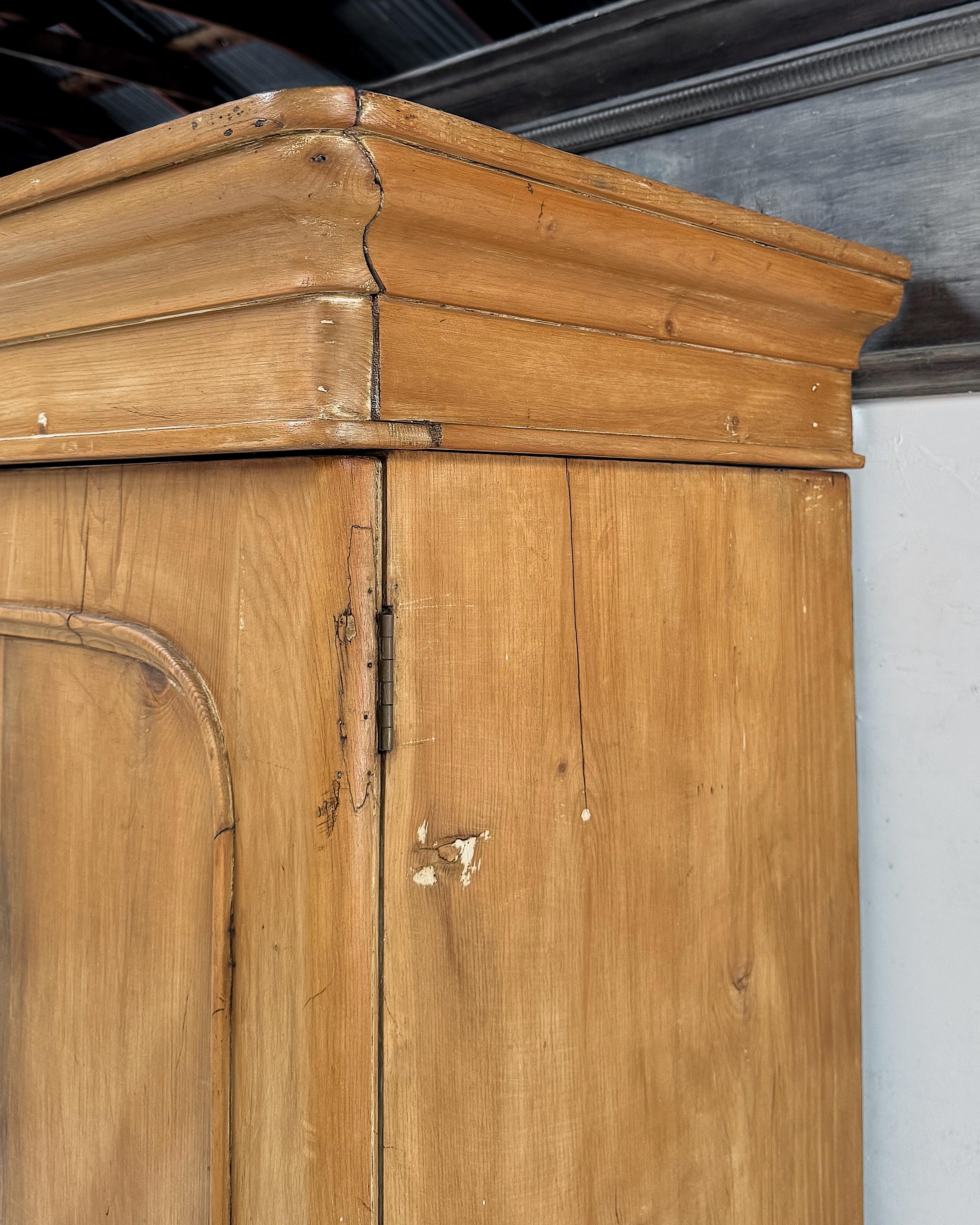 19th Century Housekeeper's Cupboard with Arched Panel Doors 4