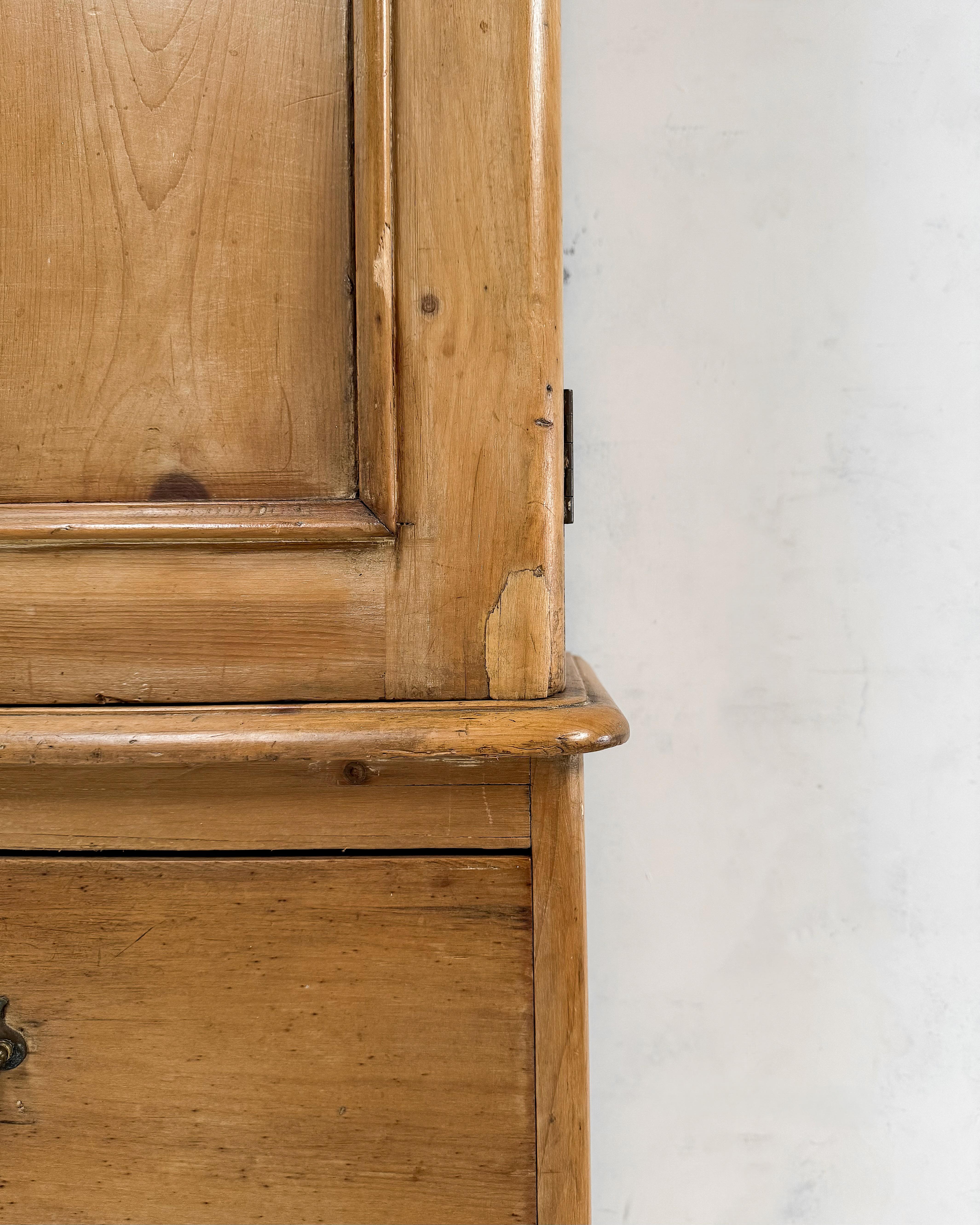 19th Century Housekeeper's Cupboard with Arched Panel Doors 5