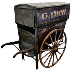 Antique 19th Century Hovis, Grocery and Post Office Delivery Hand Cart