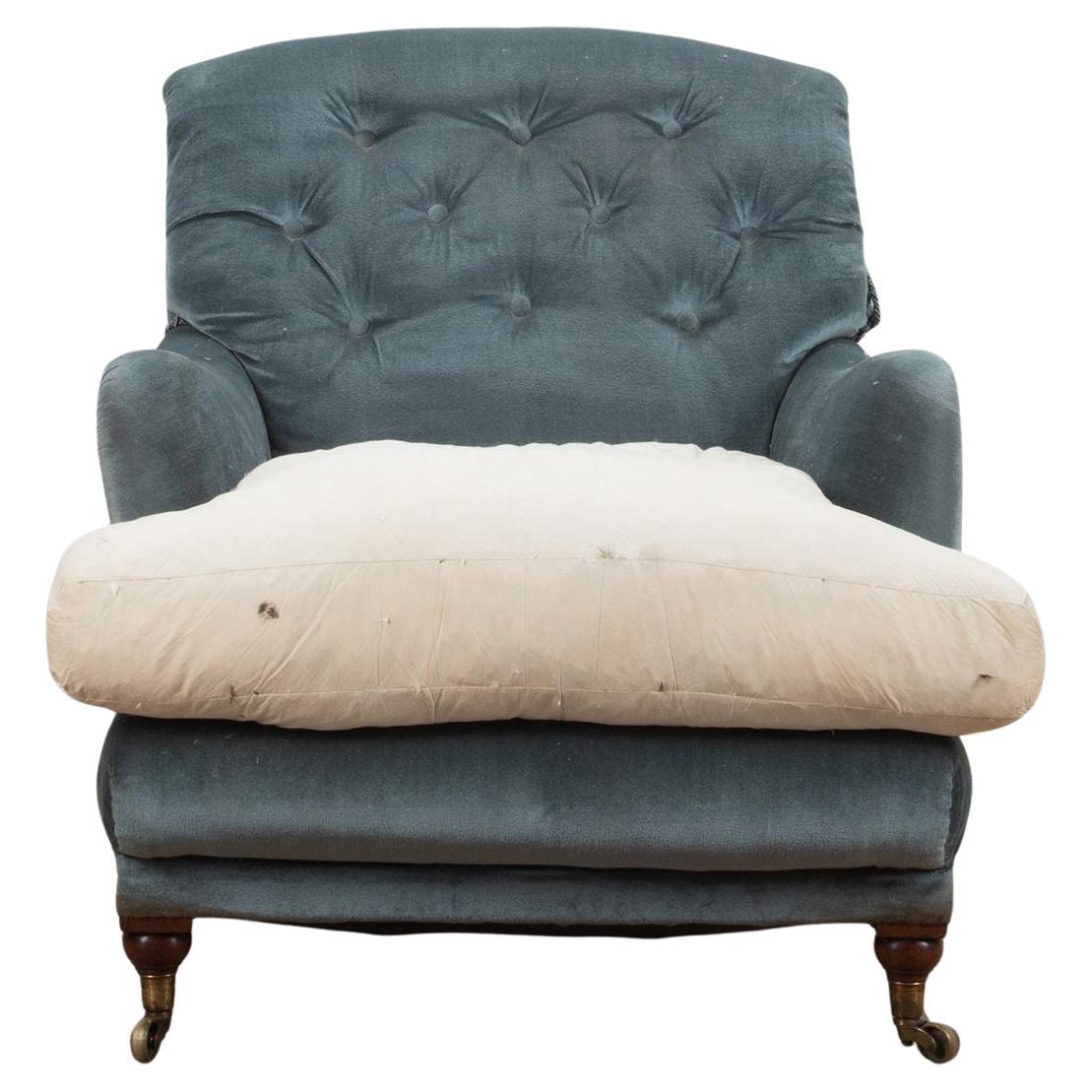 19th Century Howard and Sons Bridgewater Armchair