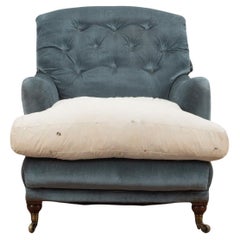 19th Century Howard and Sons Bridgewater Armchair
