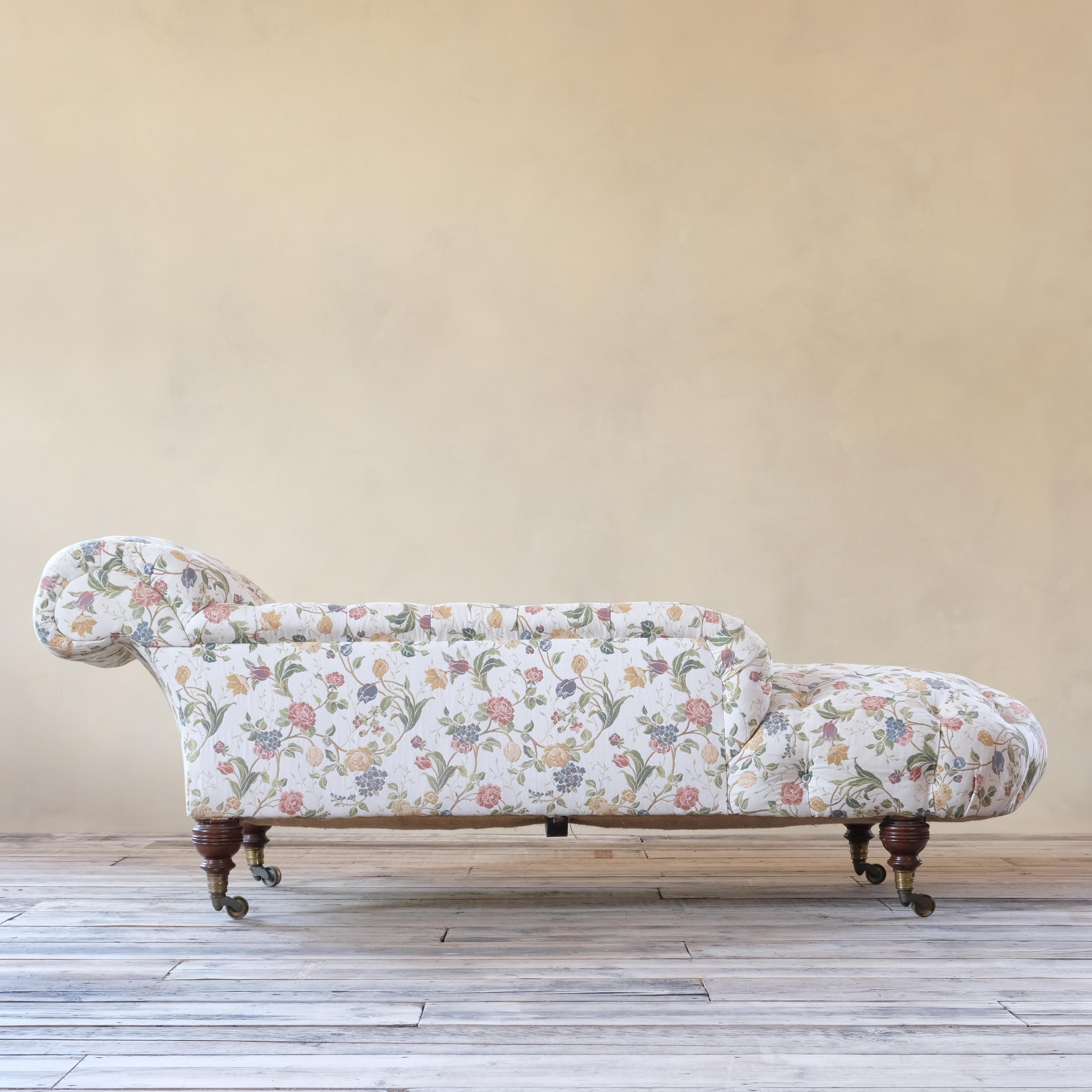 19th Century Howard and Sons Chaise Lounge In Good Condition In Batley, GB