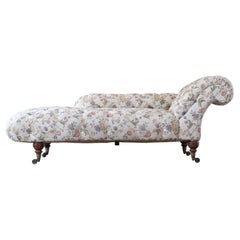 19th Century Howard and Sons Chaise Lounge