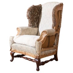 19th century Howard and sons Ennismore Wingback armchair