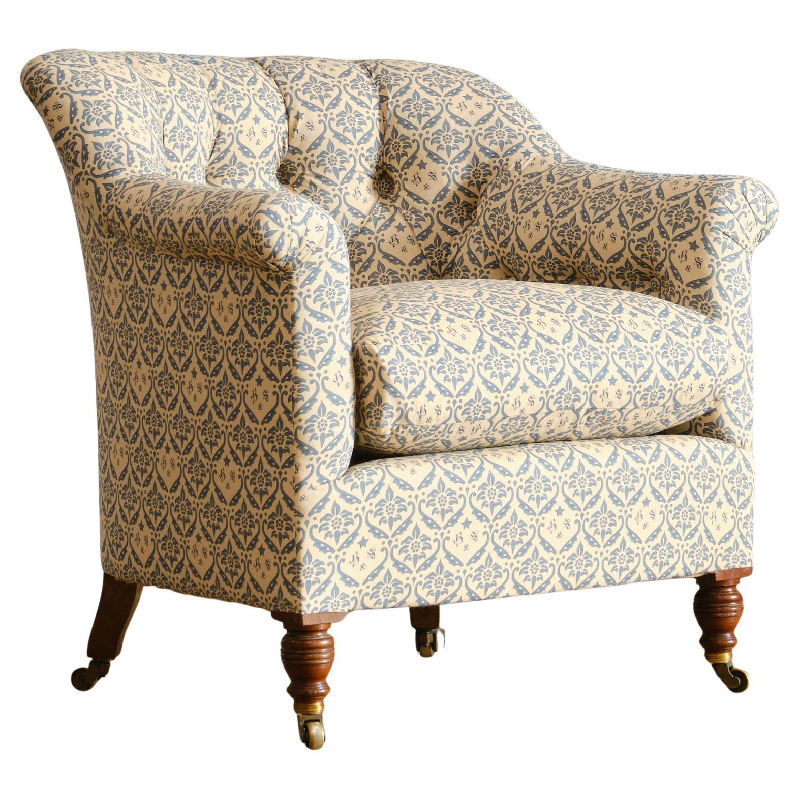 19th century Howard and Sons Pickwell Tub Armchair
