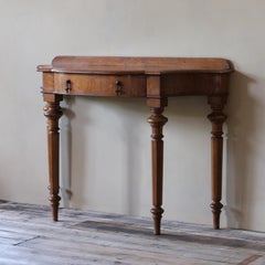 19th Century Howard and Sons Pollard Oak Console Table