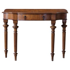 19th Century Howard and Sons Pollard Oak Console Table
