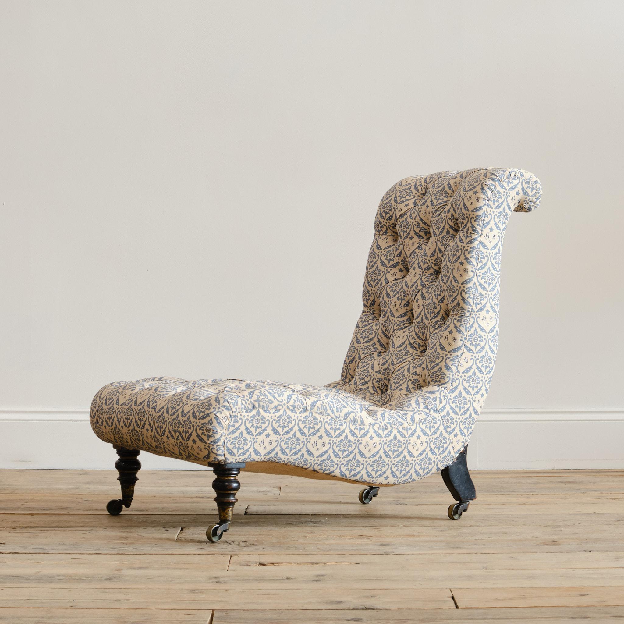 Silla deslizante Howard and Sons del siglo XIX en venta 5