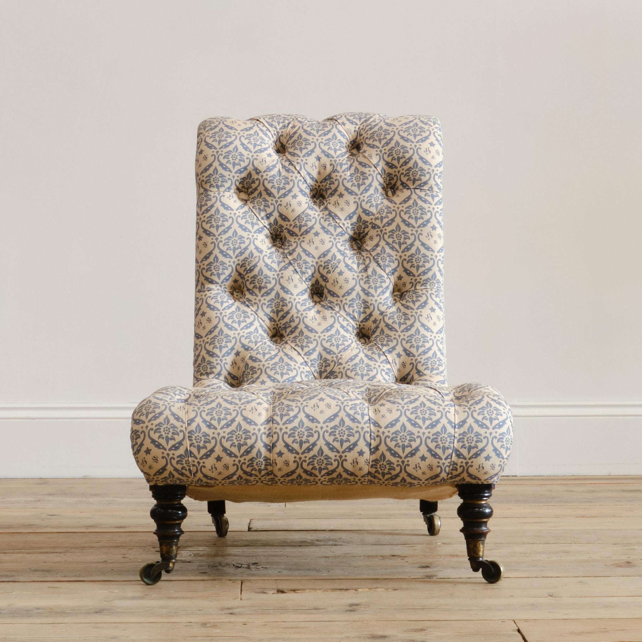 Silla deslizante Howard and Sons del siglo XIX en Bueno estado para la venta en Batley, GB