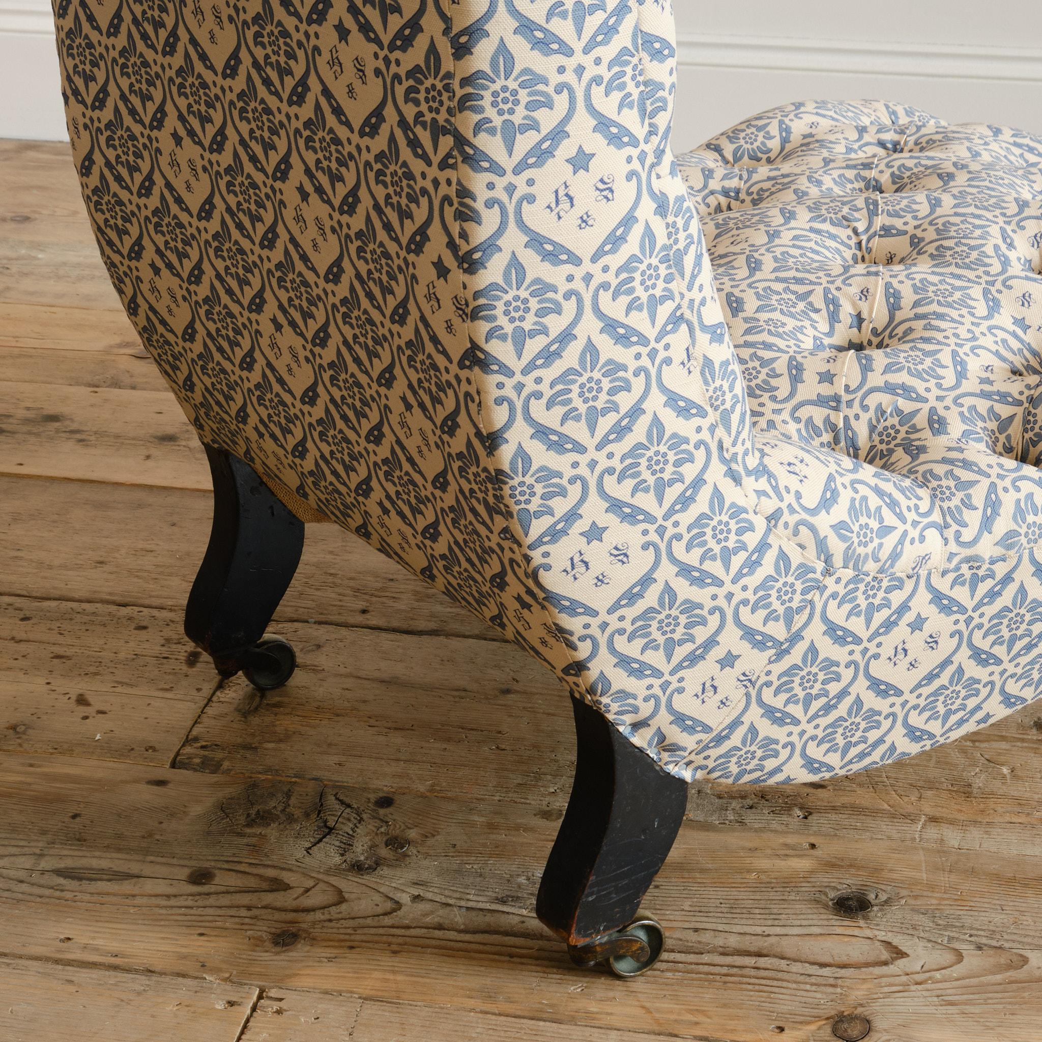 Silla deslizante Howard and Sons del siglo XIX en venta 3