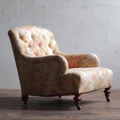 Sessel im Howard and Sons-Stil des 19. Jahrhunderts